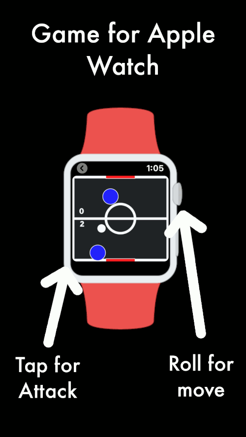 Imagen en miniatura del juego Hockey Aire Wear — Juego reloj. Minimal hockey aire para Apple Watch