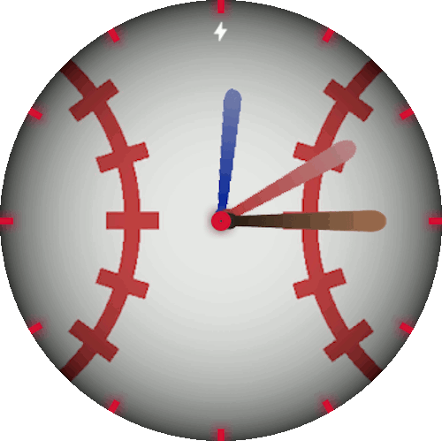 Imagen en miniatura del Esfera reloj de béisbol