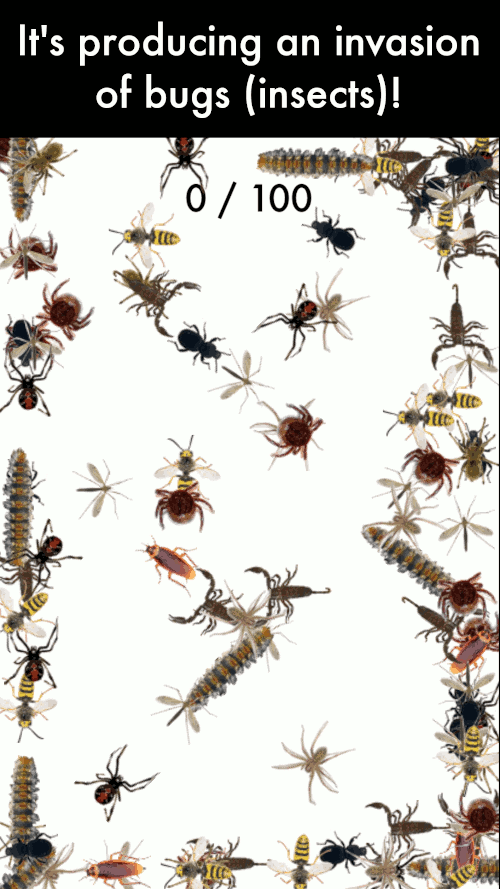 Imagen en miniatura del juego Plaga Insectos — Juego reloj