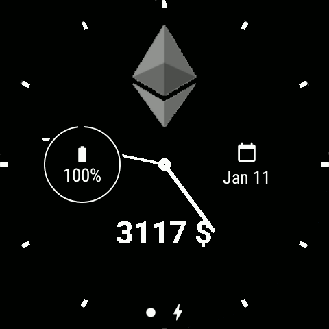 Thumbnail ethereum Price Watch Face