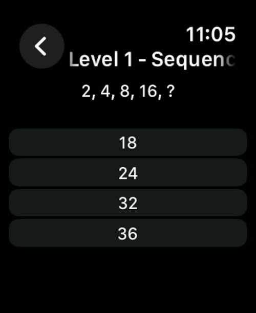 Thumbnail Watch And Solve. 100 quick logic challenges for your Apple Watch