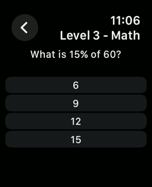 Thumbnail Watch And Solve. 100 quick logic challenges for your Apple Watch